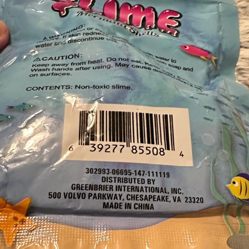 Colorful Slime Packets Unicorn Sparkle Mermaid Shells Zombie Heads Single Packs‎